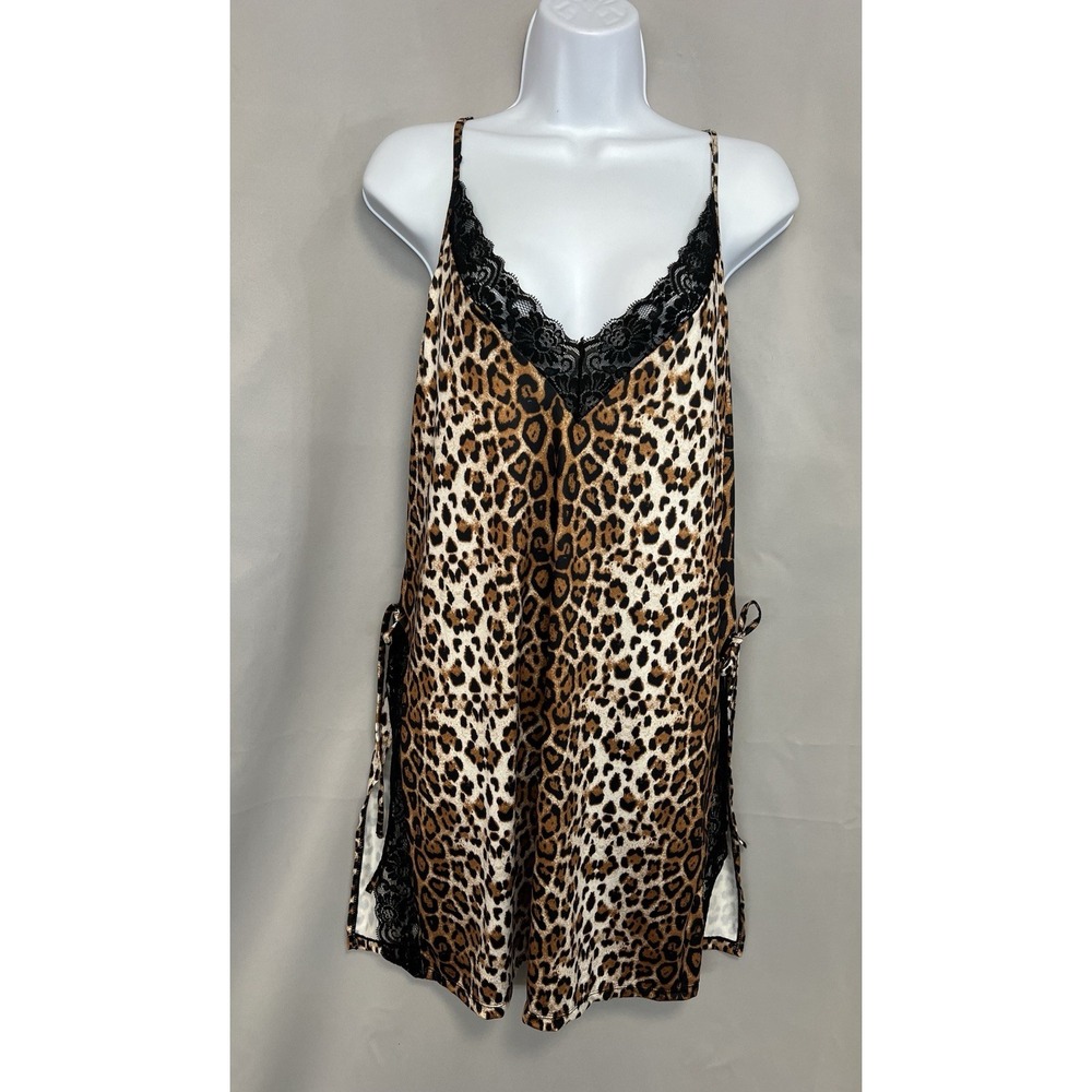 Avidlove Women's Lingerie Nightgown Sz XXL Animal Print
